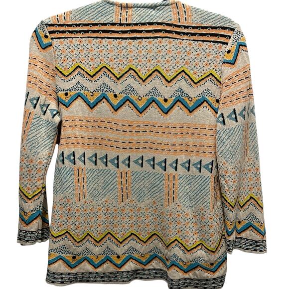 Aldomartins Jacquard Artisan Knit Statement Jacket US 10/EU 44 MadeinBarcelona - Picture 5 of 10